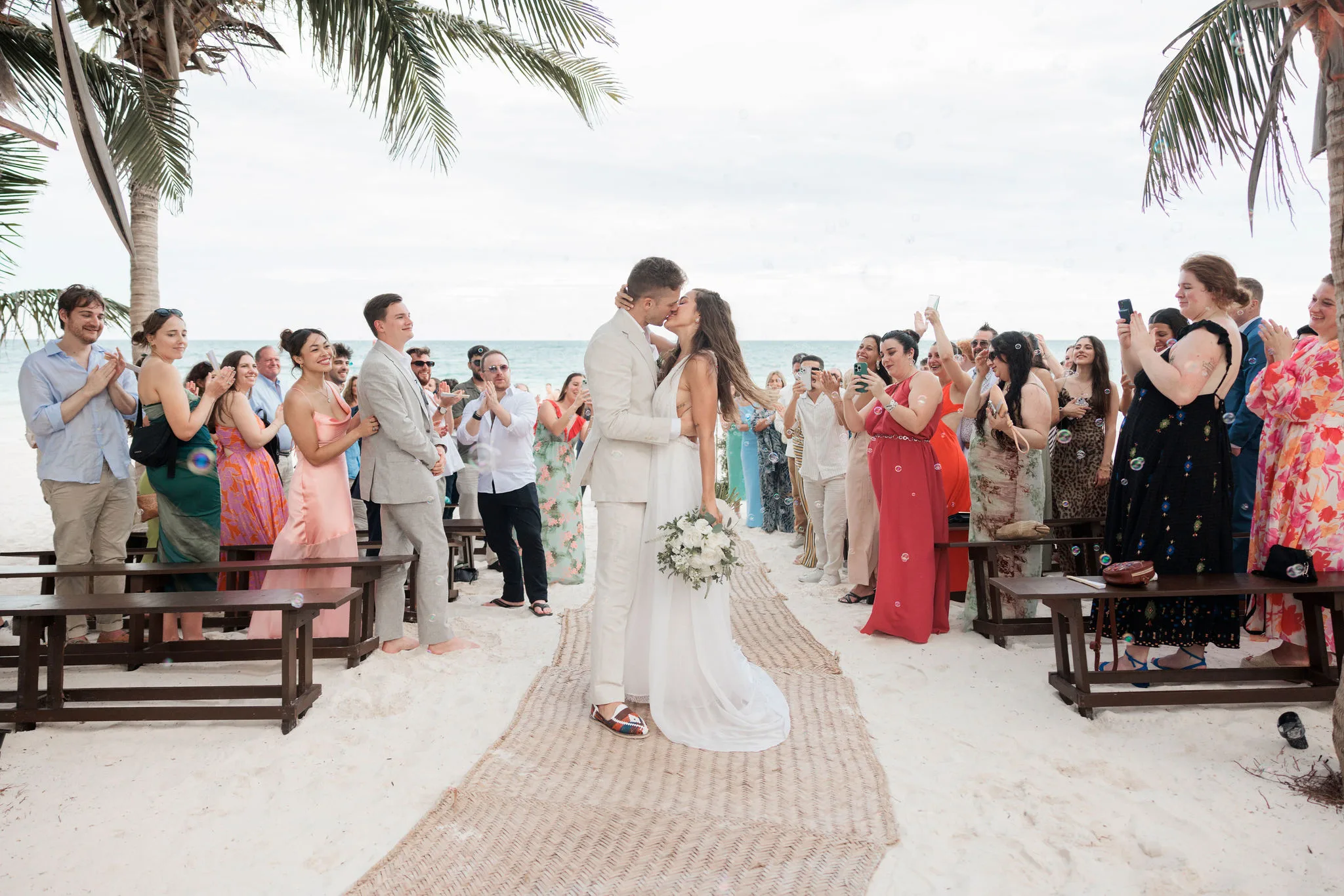 banner Manu and Nick wedding at Akim Tulum